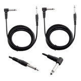 Kit 2 Cables De Guitarra / Bajo 5 Metros