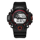 Reloj Led Tactico Deportivo Hombre Alarm Chrono Sumergible