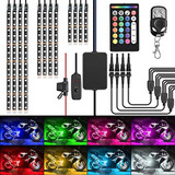 Nilight - Tl-35 12pcs Moto Rgb Kit De Luces Led Impermeable 