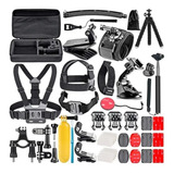 Kit 40 Accesorios Camara Deportiva Gopro Con Estuche