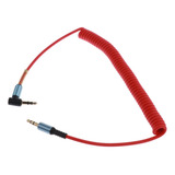 Cable L De Audio Con Conector Auxiliar De 3 Rojo