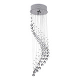 Lustre Cascata Mini Cristal K9 Ø25x90cm