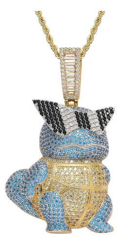 Collar Squirtle Pokemón Anime Fantasía Joyería Cadena Regalo