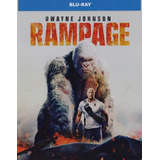Rampage Devastacion Steelbook Dwayne Johnson Blu-ray + Dvd