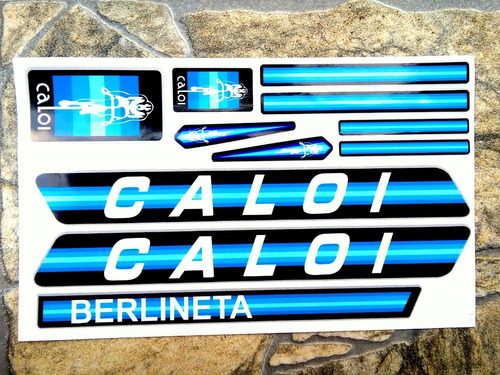 Adesivo Caloi Berlineta Barra Forte 1978 Azul Frete Gratis