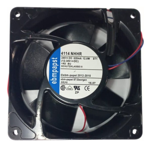 Cooler 4114nhhr / 24v / 12.5w / 2 Fios / 120x120x38