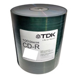 Cd-r Bulk X 100 Unidades Tdk Somos Mayoristas 