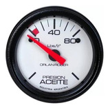 Manómetro Aceite Mecánico Blanca Orlan Rober 416 H 80