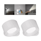 Luces De Pared Led Táctiles Recargables, 2 Unidades, Luces D