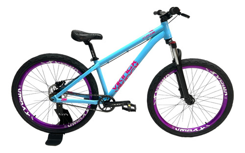 Bicicleta Vikingx Aro 26 Freio Disco Hidraulico Tuff 38 Grau