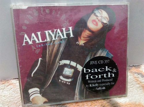 Cd Sencillo Promo- Aaliyah-back & Forth. Ljp