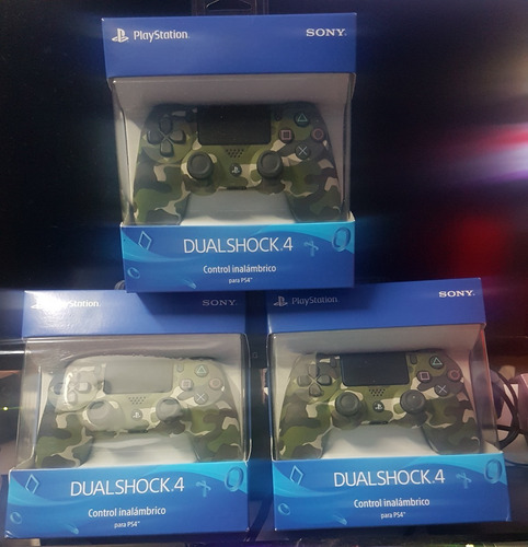 Joystick Dualshock4 Camuflado Verde Ps4 Original