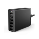 Multi Cargador Usb Anker 60 w 6 puertos Powerport Poweriq