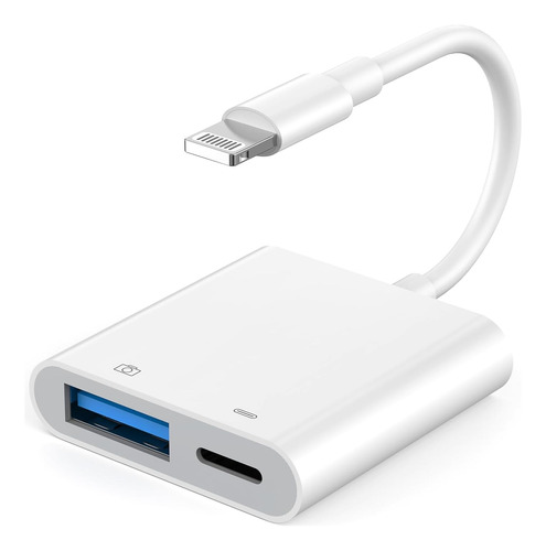 Adaptador Otg Usb 3.0 2 En 1, Compatible Con iPhone iPad