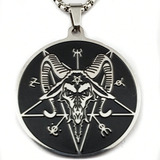 Dije Cabra Satanás Baphomet Demonio Acero Inoxidable #106