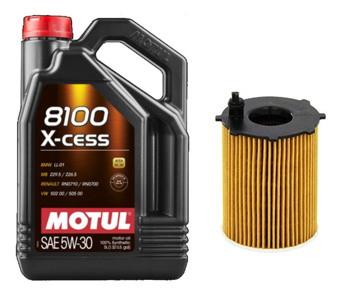 Kit Cambio Aceite Y Filtro Mahle Peugeot Partner 1.6hdi