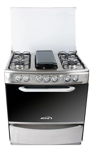 Estufa Con Horno Abba 6 Puestos Gas Propano Rg 802-4 Pl Gt