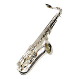 Saxofón Profesional Tenor Cora King Mod. Ckts790s Baño Plata