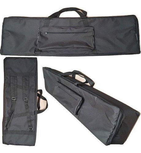 Capa Bag Para Teclado Roland Bk9 Nylon Master Luxo Preto