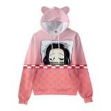 Sudadera Con Capucha Demon Slayer Anime Para Niños