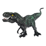 Figura Dinosaurio Rex Verde Con Sonido