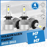 Kit De Faros Delanteros Led H7 Volkswagen Passat 2012-2015