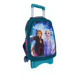 Morral Maleta Escolar Frozen Grande Con Llantas