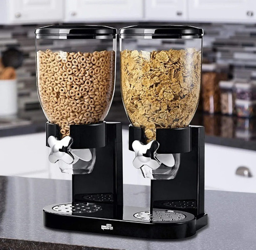 Dispensador Doble De Cereales Y Seco 