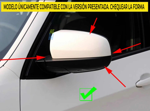 Cachas De Espejos Retrovisores Bmw X5 E70 X6 E71 Aem Foto 4