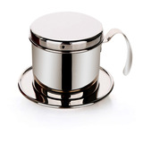 Cafetera De Goteo De Café Vietnamita Con Tasa De Acero Inox.