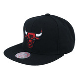 Gorra Mitchell & Ness Side Core Chicago Bulls Hombre Nba