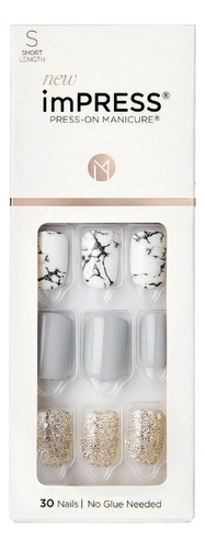 Uñas Adhesivas Kiss Impress Nails - N° Kim010 Knock Out