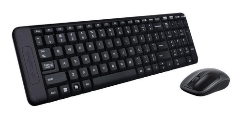 Kit Combo Teclado Mouse Wireless Rf 2.4 Usb Logitech Mk220