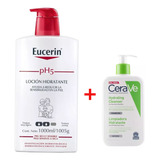 Eucerin Crema Ph5 1000 Ml+cerave Crema Limpiadora Hidratant 