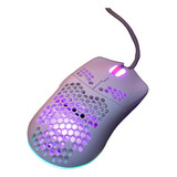 Mouse Gamer Oex Game Dyon Ultra Leve 7 Botões, 6200dpi-ms322 Cor Rosa