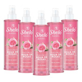 Tonico Facial Agua De Rosas Shelo Nabel® 265ml. 5 Piezas
