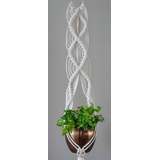 Porta Maceta Colgante Macrame De Cuerda