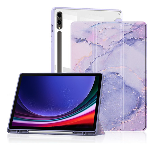 Funda Smart Book Para Samsung Galaxy Tab S9+/s9 Fe+ 12.4