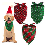 Uratot 3 Unidades Bandanas Para Perros De Navidad, Bfalo A C