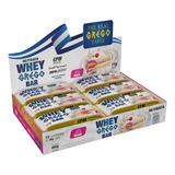 Suplemento Em Barra Nutrata  Barra De Proteina Whey Grego Bar Proteínas Whey Grego Bar Sabor  Bolo De Fiesta Em Caixa De 480g  Pacote X 12 U