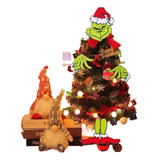 Grinch Decor Para Adorno De Árbol De Navidad, Decoración Nav