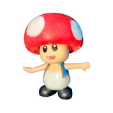 Figuras Pvc De Super Mario Bros Toad 15cm Luz Y Sonido