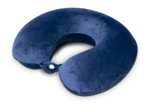 Almohada Azul Marino Memory Foam Viaje Cómoda Benesta