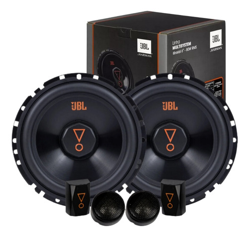 Par De Alto Falantes Jbl 6'' Multisystem 6trms80 Coaxial