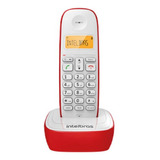 Telefone Sem Fio Digital  Intelbras Vermelho