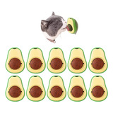 Kit 10 Brinquedo Para Gatos Abacate Catnip Erva Gato Natural
