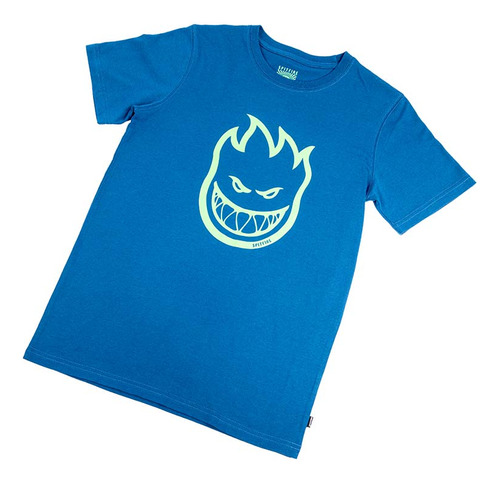 Polera Niño Spitfire Big Head Azul