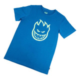 Polera Niño Spitfire Big Head Azul