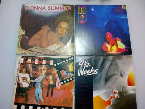 Lp Vinil Dancin Days, Donna Summer E Outro - Lote  4 Discos 