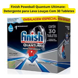 Finish Power Ball Detergente Para Lava Louças Ultimate 30 Unidades